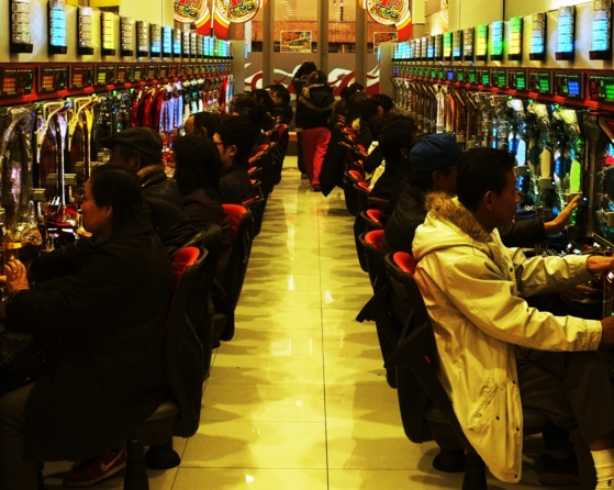 パチンコ店内の様子