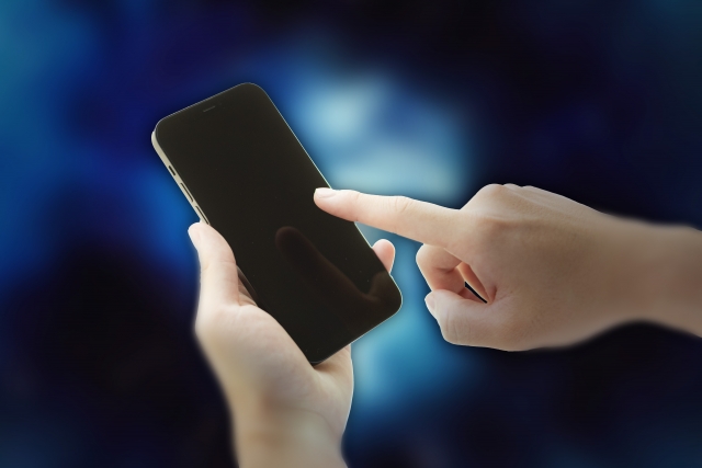 スマホ 手