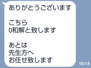 ソフト闇金とのゼロ和解