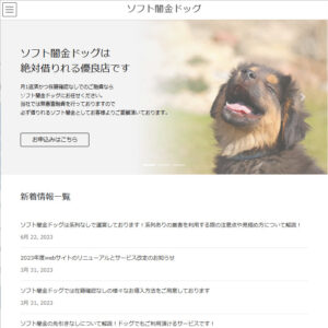 ソフト闇金ドッグのサイト
