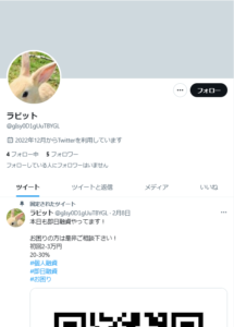 Twitter:ラビット