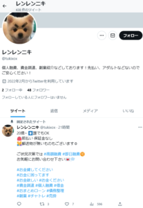 レンレンニキのTwitterアカウント