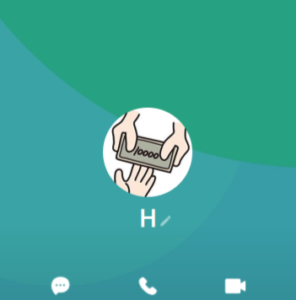 LINE闇金「H」のLINEアカウント